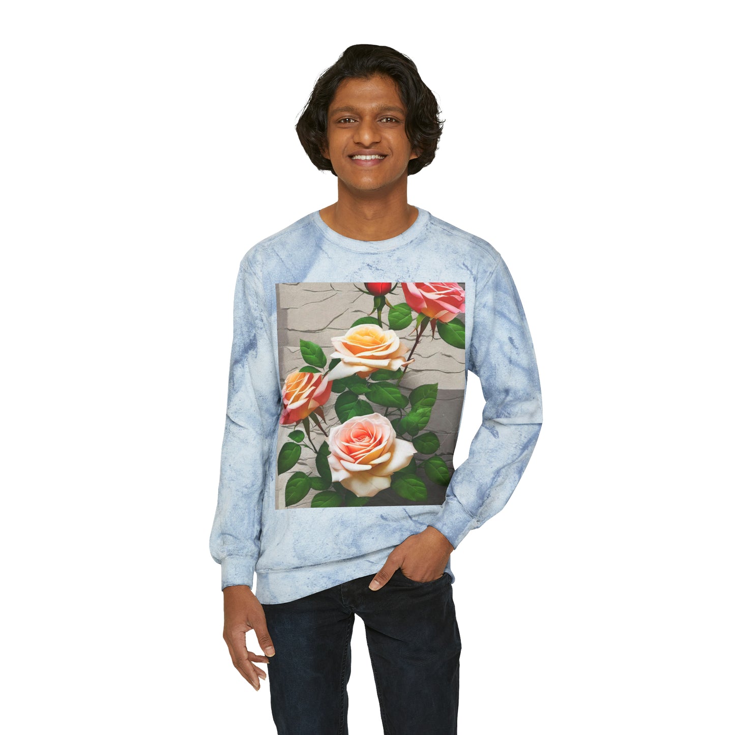 Unisex Rose Crewneck Sweatshirt