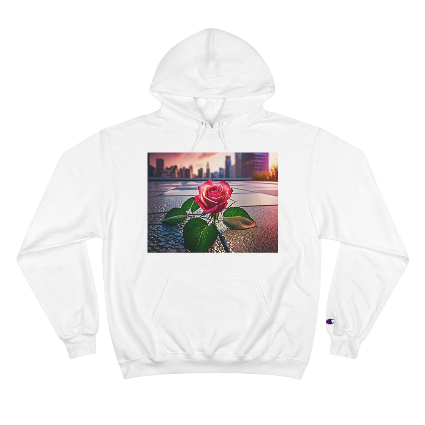 Champion Hoodie concrete roses