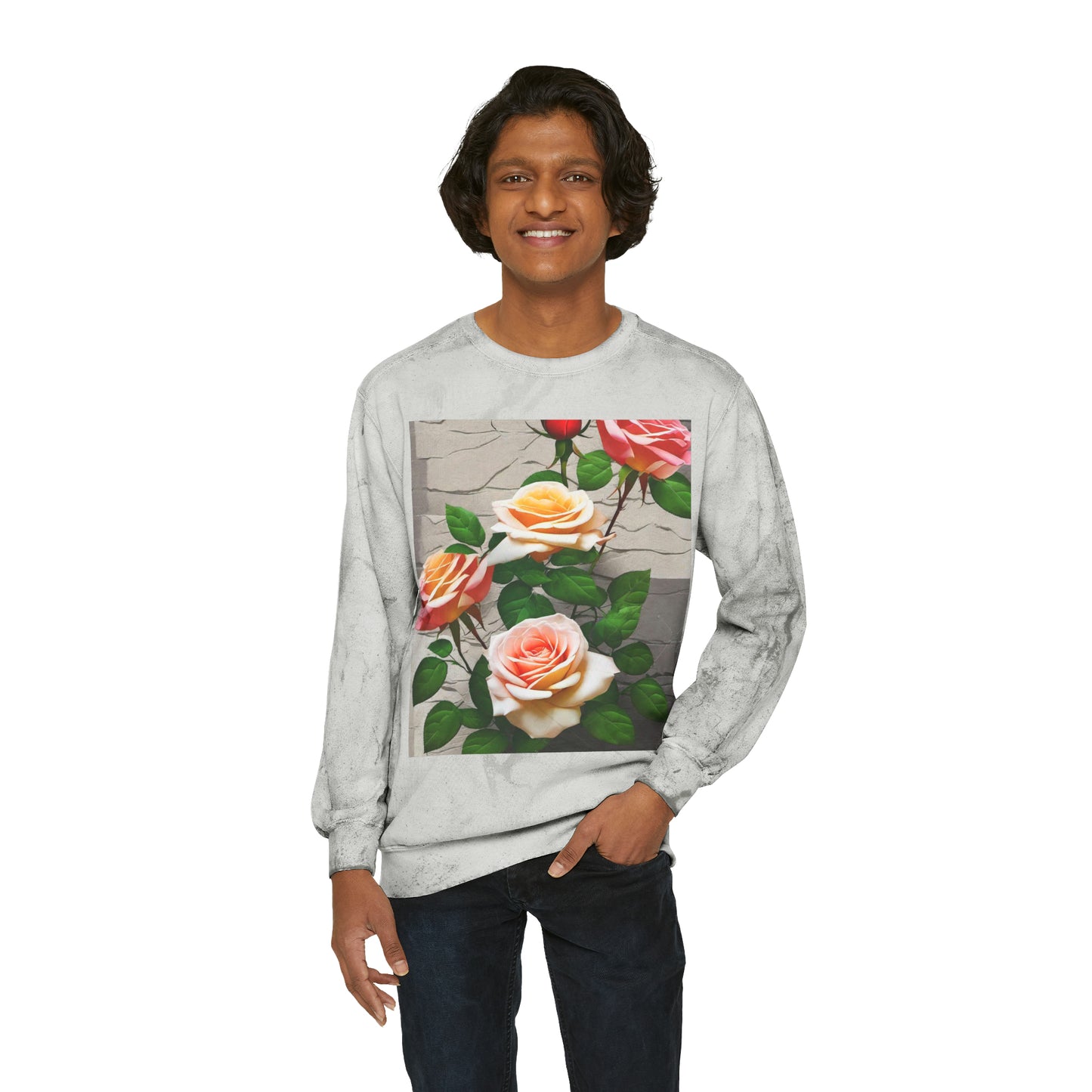 Unisex Rose Crewneck Sweatshirt