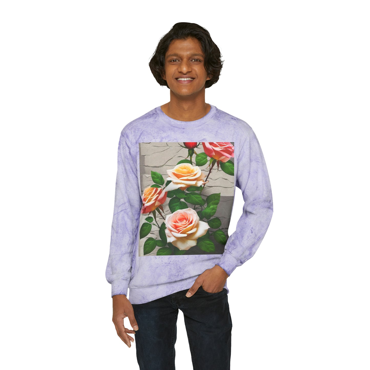 Unisex Rose Crewneck Sweatshirt